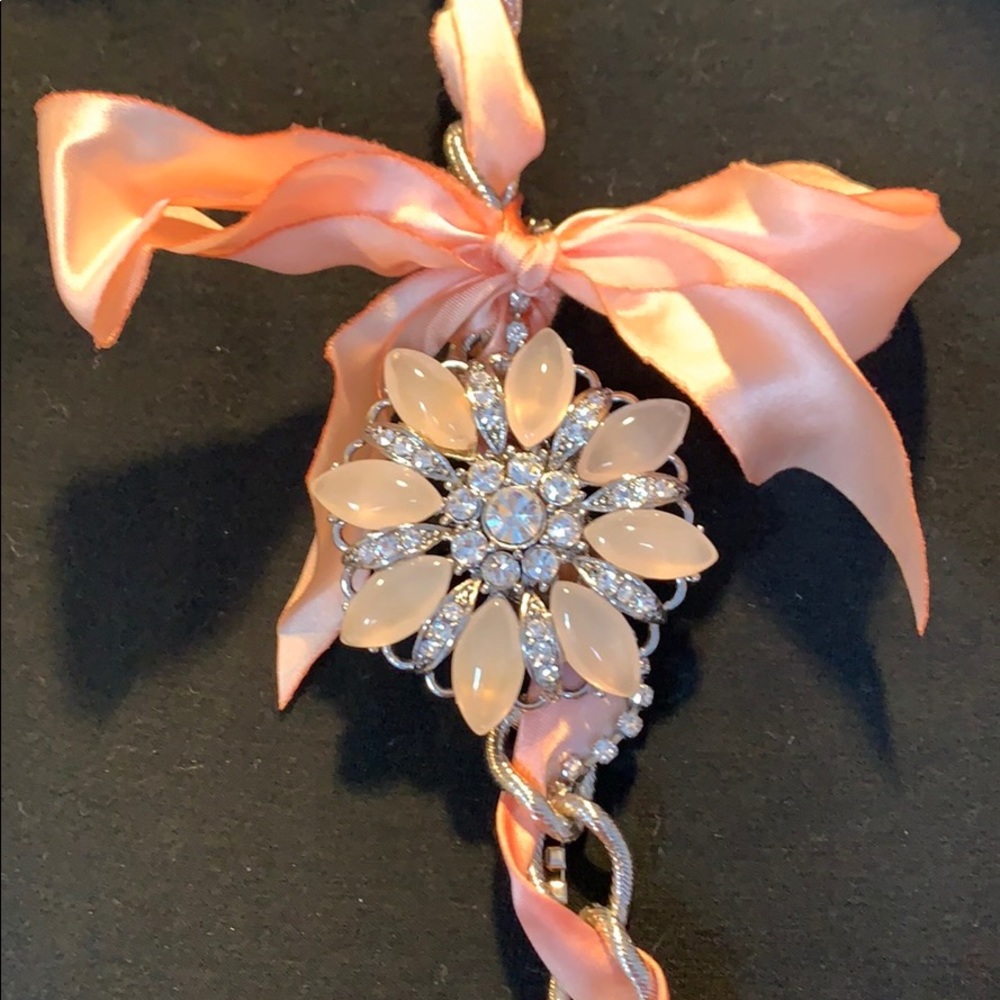 Loft Chain, Ribbon & Stone necklace - Picture 3 of 4